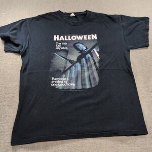 Halloween Horror Movie One Good Scare T Shirt Michael‎ Myers Trick Alive Anvil L
